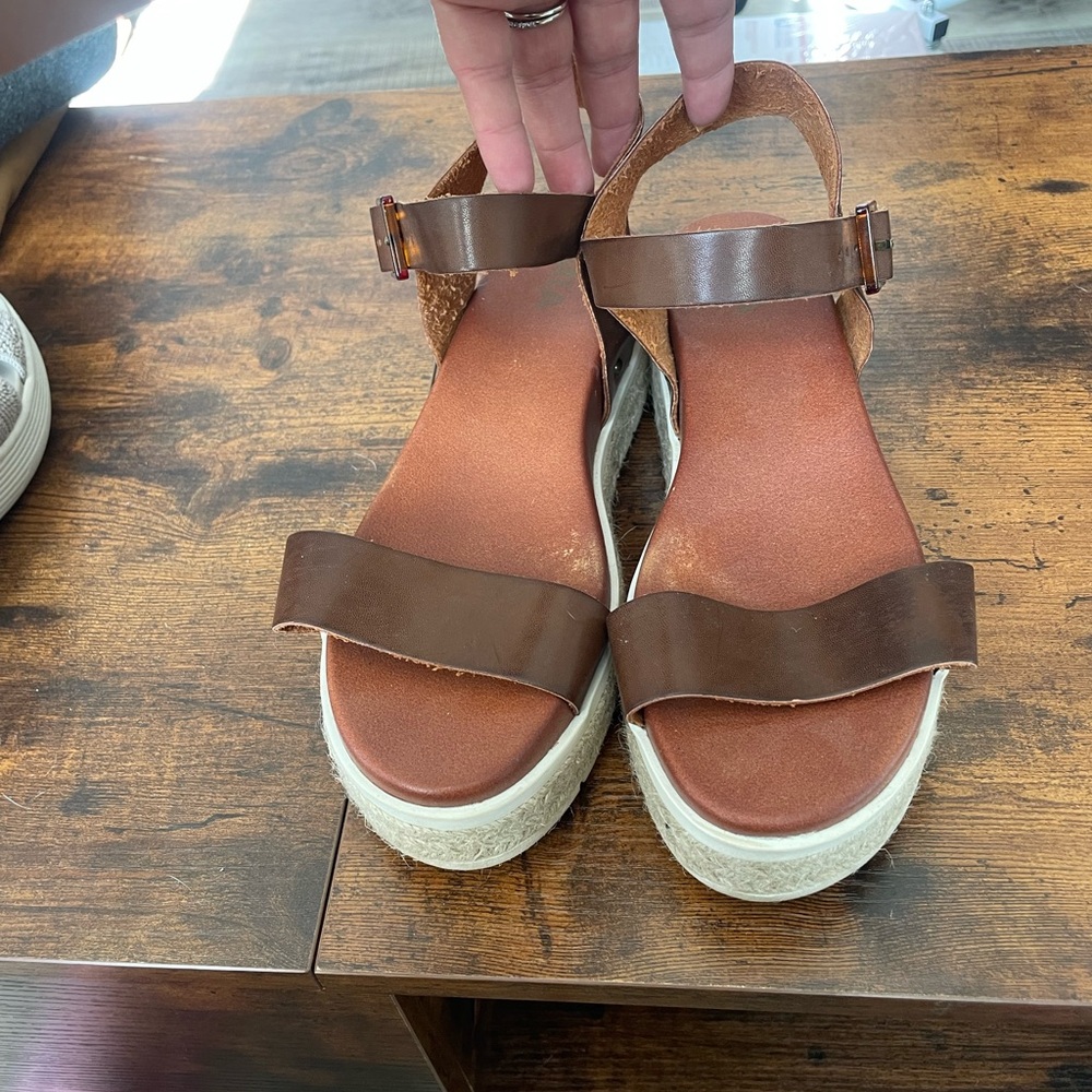 Brown Platform Sandals